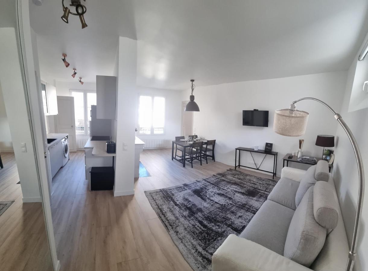 Appartement Luxueux Dans Maison Bourgeoise Parisienne Levallois-Perret Dış mekan fotoğraf