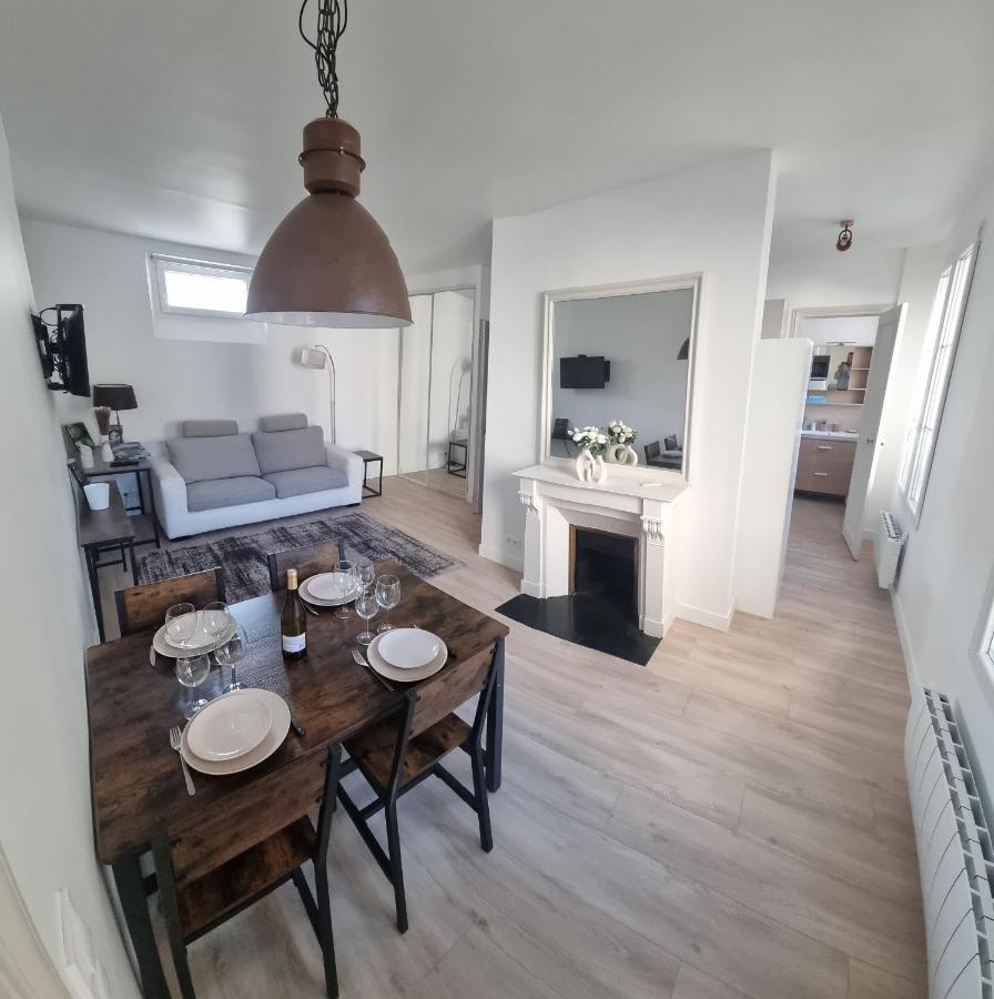 Appartement Luxueux Dans Maison Bourgeoise Parisienne Levallois-Perret Dış mekan fotoğraf